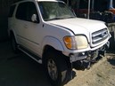 2001 TOYOTA SEQUOIA, WHITE, LIMITED MODEL, 4.7L, AT, 4WD.  Z26264